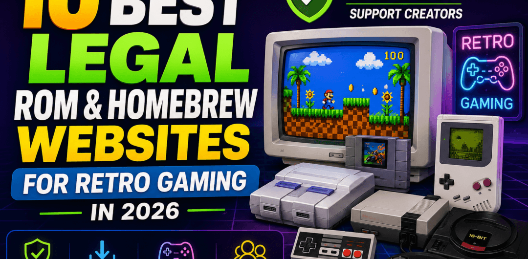 Legal rom and homebrew websites 