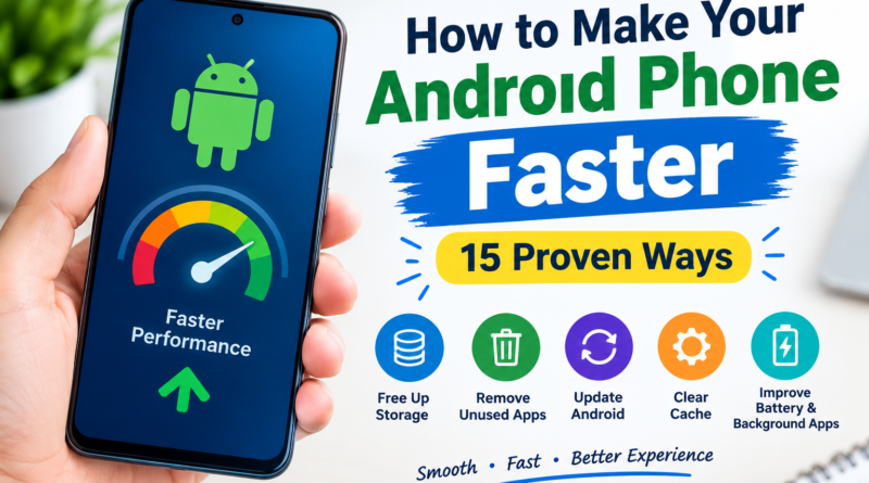 How to Make Your Android Phone Faster: 15 Proven Ways to Speed Up a Slow Android Phone